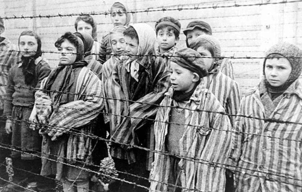 Children in the Nazi Concentration camps.