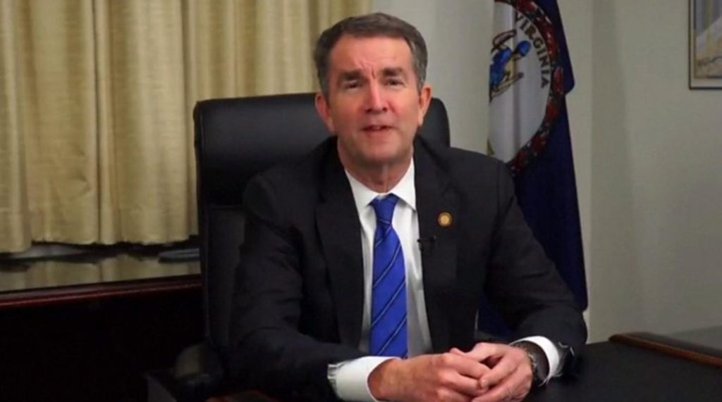 Virginia Governor, in 2020, demanded and legislated at Virginians be disarmed "for the children".
