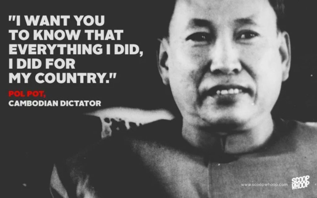 Great Pol Pot quote.