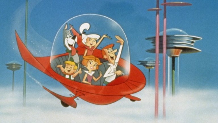 The Jetsons is a prime-time animated sitcom that was produced by Hanna-Barbera for Screen Gems (and later Worldvision Enterprises). The original incarnation of the series aired Sunday nights on ABC from 23 September 1962 to 3 March 1963. It was Hanna-Barbera’s space age counterpart to The Flintstones.