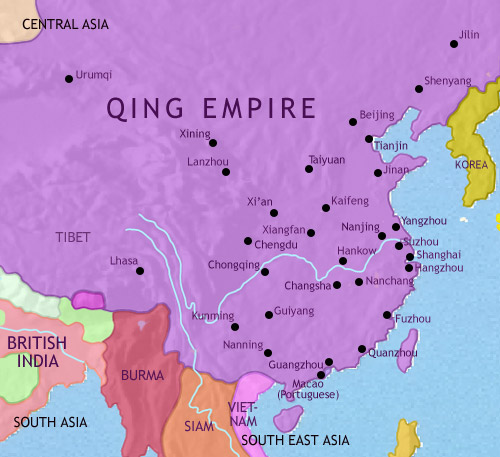 Qing empire.