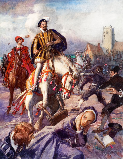 The French   Wars of Religion – the St. Bartholomew’s Day massacre.