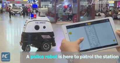 Chinese Police Robots.