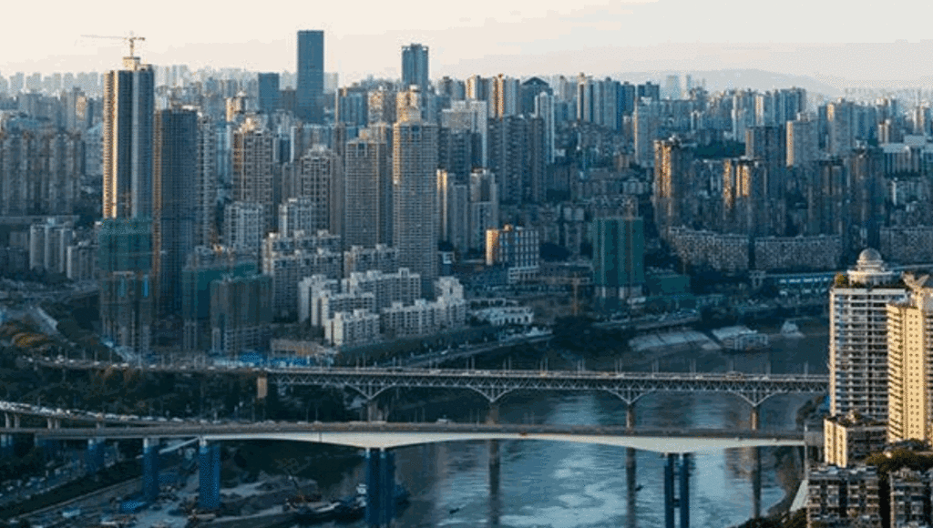 Chongqing is a small "working class" city in the heartland of China. It is a tier 3 city. It is famous for it's close proximity to the panda preserves.