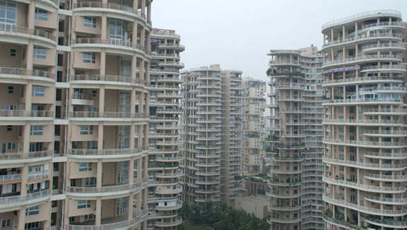 Chengdu Apartment buildings.
