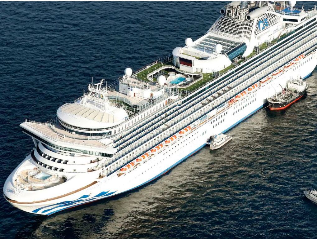 Since arriving at the Japanese port of Yokohama, the Diamond Princess has been quarantined at sea while all passengers and crew on board undergo health screenings.