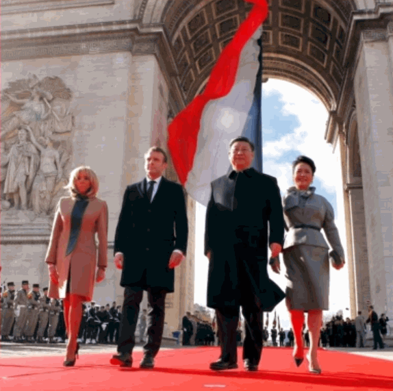 Xi Jinping went to France, got a red carpet welcome again  (including at Arc de Triomphe in Paris) and signed a massive deal to buy  300 French Airbus planes!
