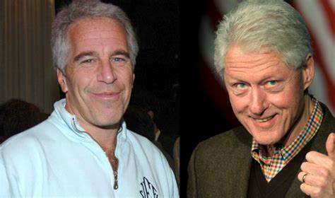 Bill Clinton and Jeffry Epstein.