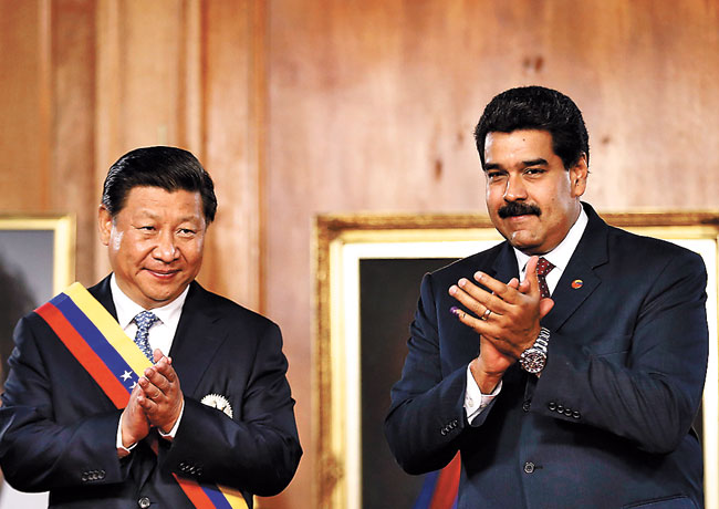 Maduro and Xi Peng.