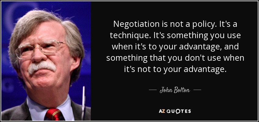 John Bolton Quote.