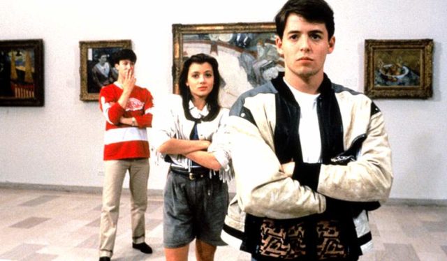 Ferris Bueller takes a day off from school.