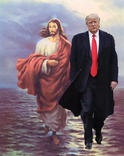 Many of Trump's followers view his role as near religious. They believe that God and Jesus are blessing all of his actions and that he can do no wrong.
