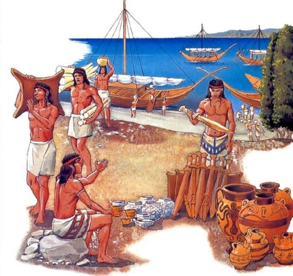 During the collapse of the Bronze Age, those with strong local connections and relationships survived. It is those that made things, or provided a tangible service that survived the complete collapse of civilization during the Bronze Age.