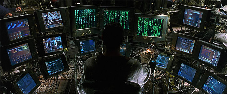 In the movie "The Matrix", the reality is one where it's just lines and lines of computer code. This code is converted to human sensations and the human brain interprets it as actual thoughts, actions and senses.