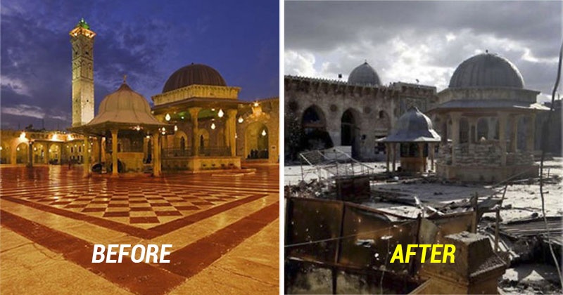 Syria before and after America spread "democracy" and let them have a fine taste of American "freedom".
