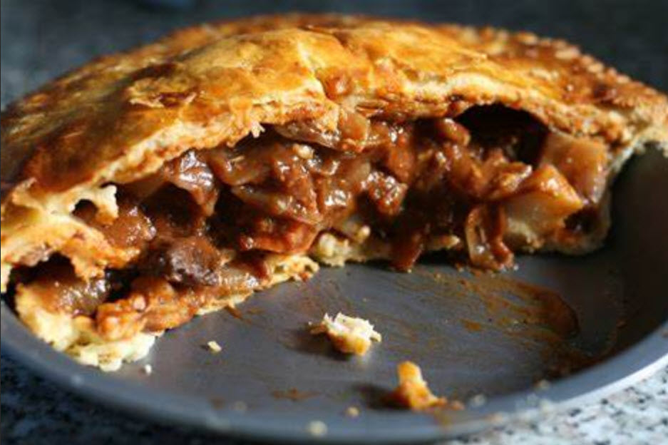 A delicious American meat pie. It's not just Australians that get to enjoy this wonderful treat, don't you know.