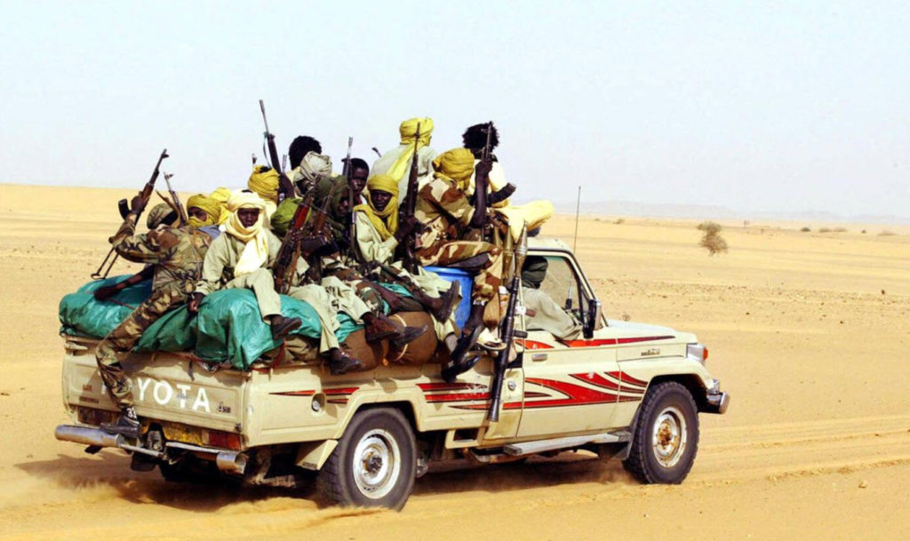 Technicals are often used to transport people when not engaged as a weapons platform.