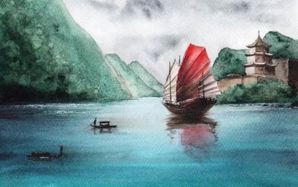 An ancient Chinese ship. ( Мария Тарасова /Adobe Stock)