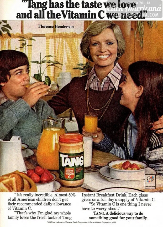 Tang advertisement.