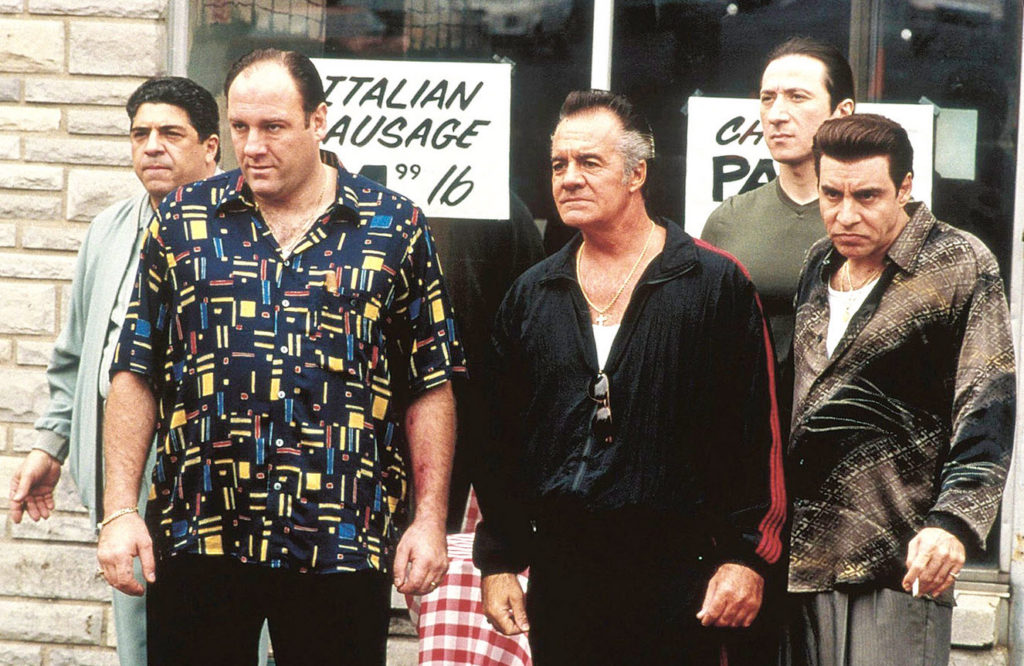 Tony Soprano and the gang.