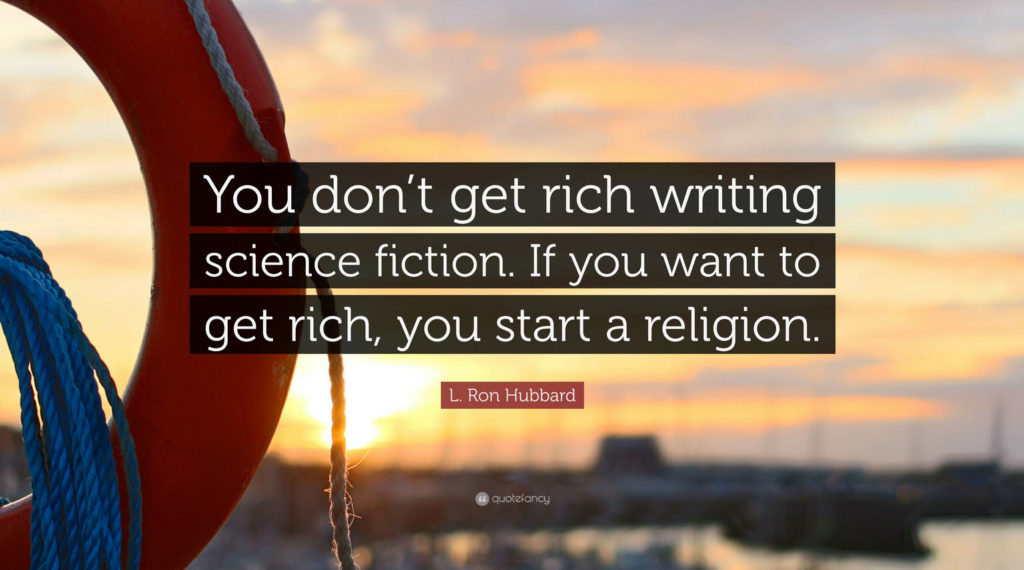Get rich writing.