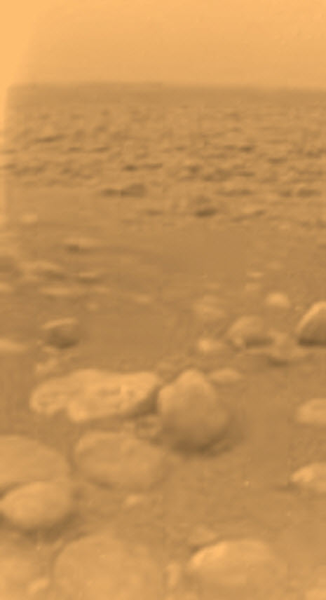 Titan's surface.