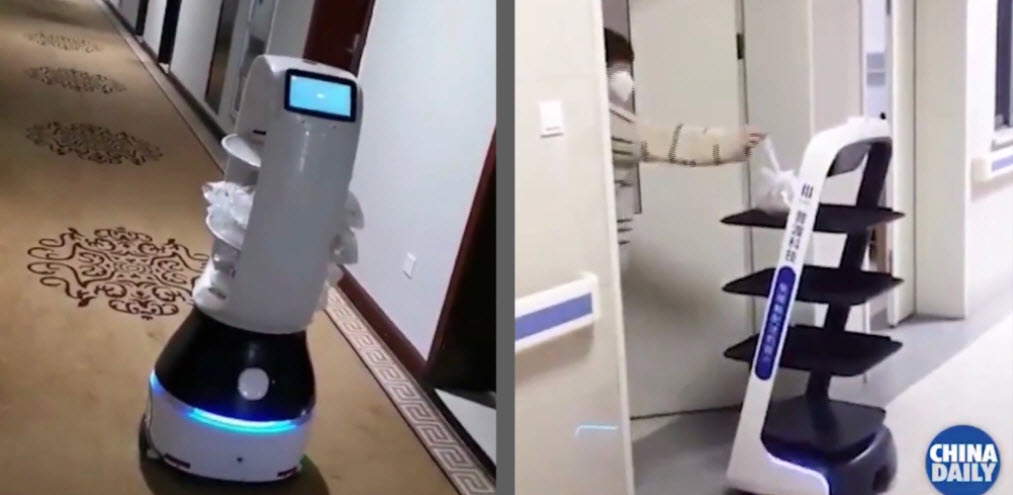 Hotel robots.