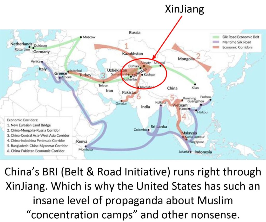 China's BRI is opposed most strongly by the United States.