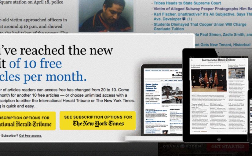 How to get around paywalls on internet news sites.