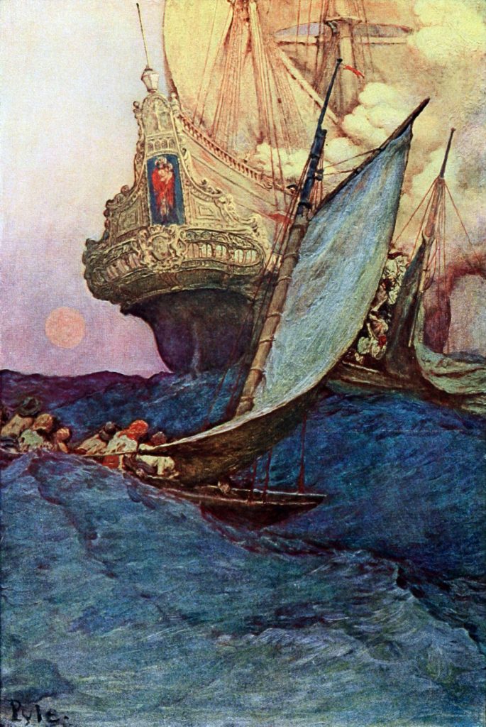02 HOWARD PYLE PIRATES AN ATTACK