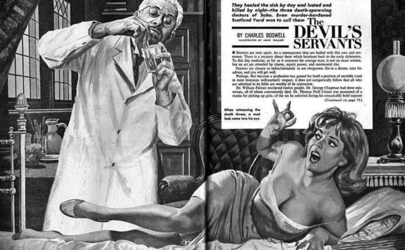 A collection of really eye-popping articles and stories from 1950s and 60s Men’s pulp magazines