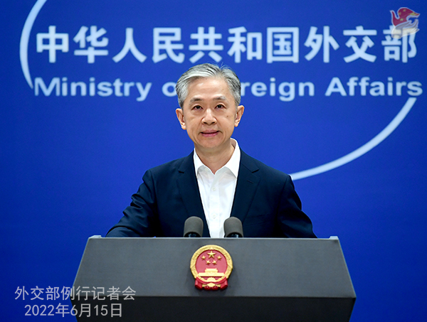 Foreign Ministry Spokesperson Wang Wenbin