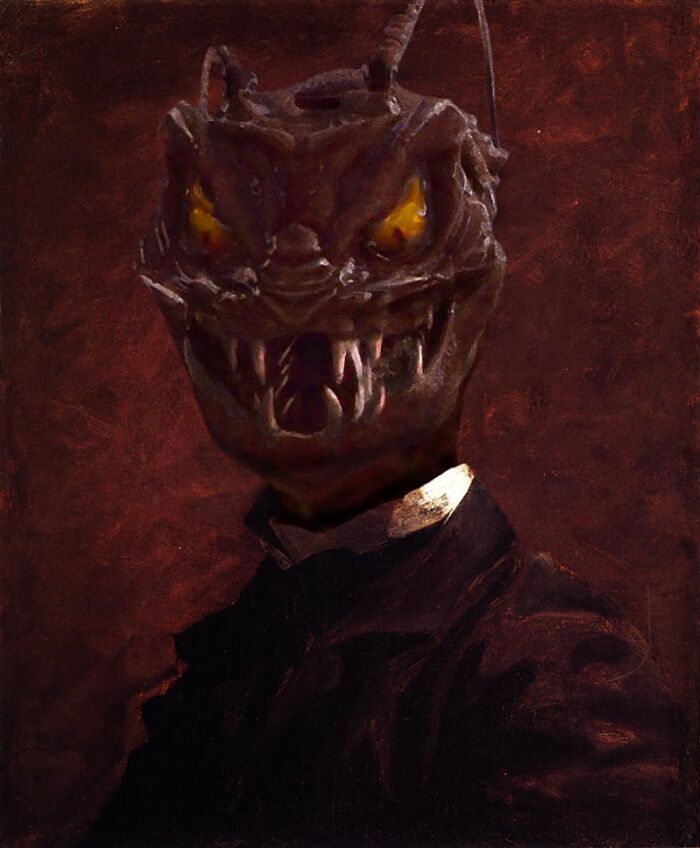 In honor of Halloween Digital artists terrorize their skills in classic paintings 61712b1a52598 700