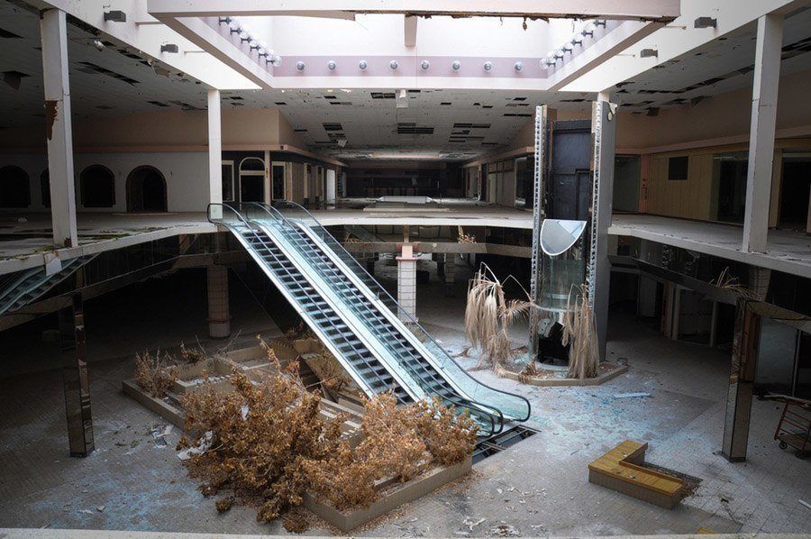 abandoned malls dark stores