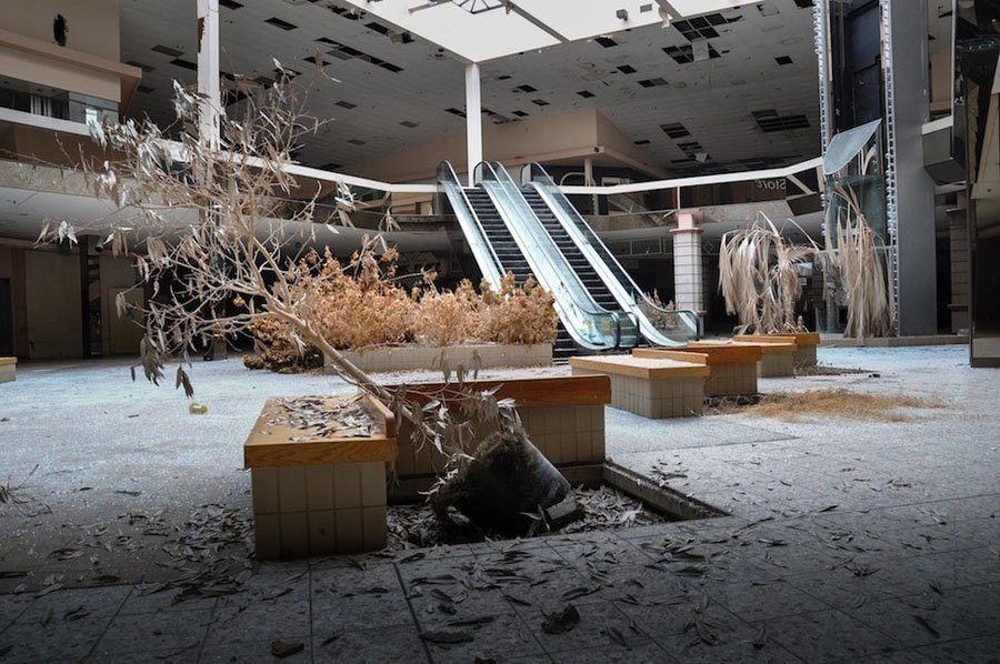 abandoned malls dead plant
