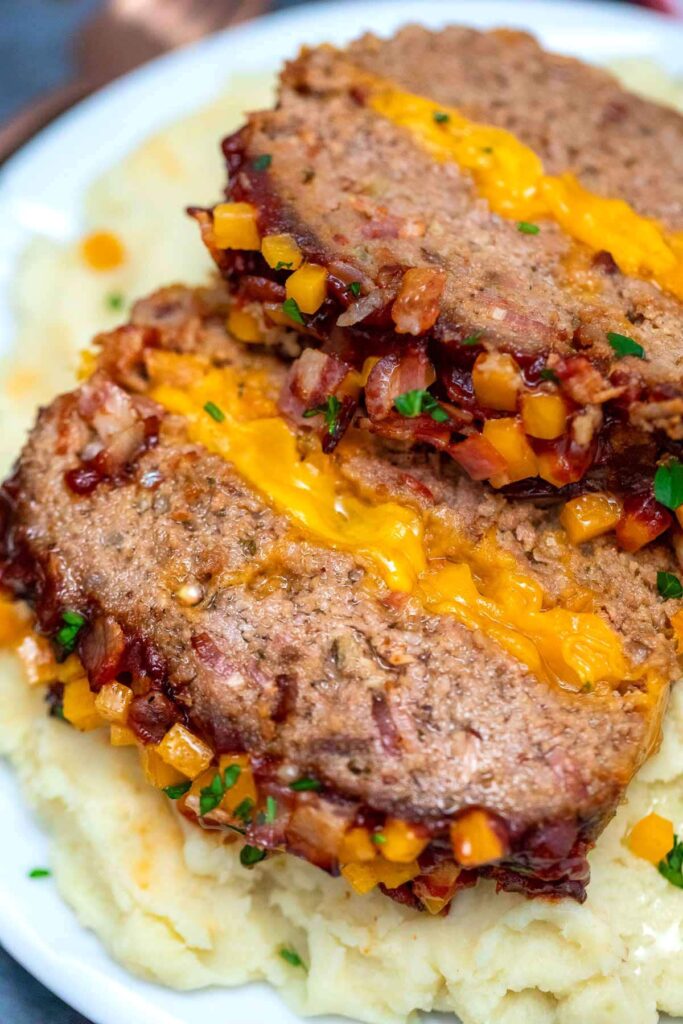 cheesy bacon cheeseburger meatloaf