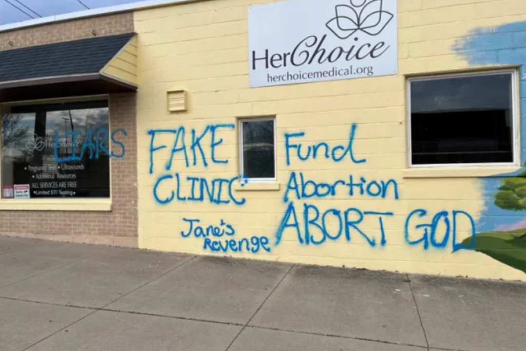 Ohio Pro Life Clinic Vandalism large