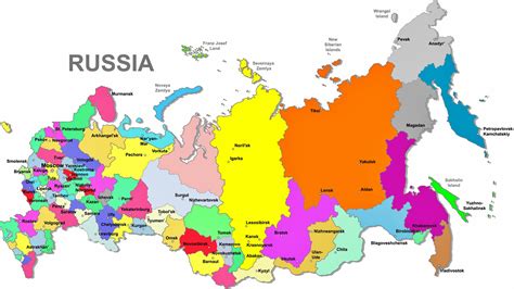 map of russia by the insane
