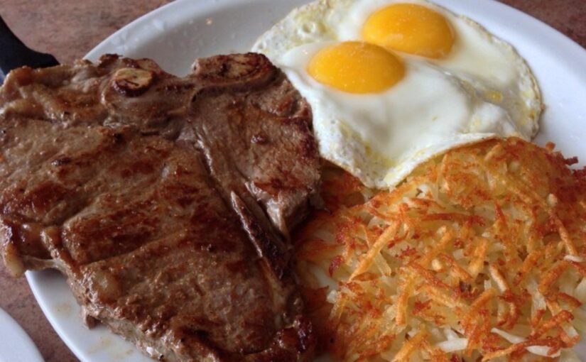 Steak and eggs to calm the soul