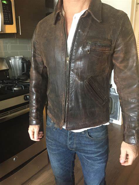 highwayman leather jacket 1940s
