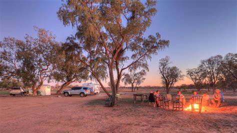 camping in the outback