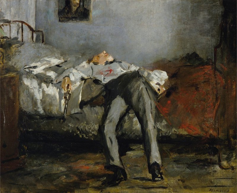 Suicide, 1881 (oil on canvas)
