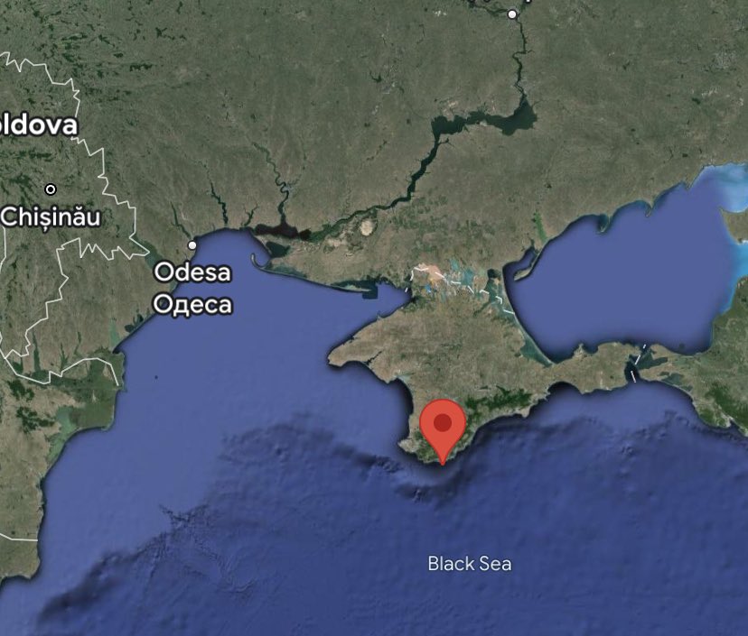 Map Crimea Ship Sunk 02 14 2024