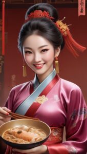 Default a beautiful stunning Chinese woman wearing satin dress 0