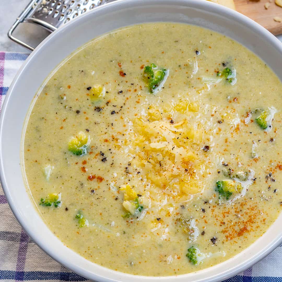 Broccoli cheddar soup 4