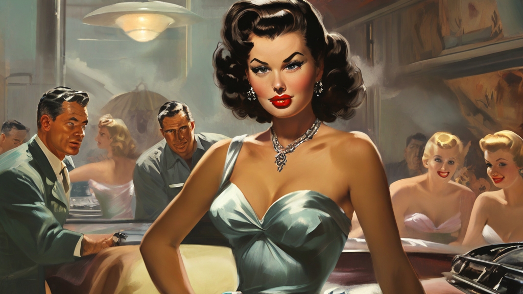 Default A 1950s era pinup In the opulent 1950s golden age of i 0(10)