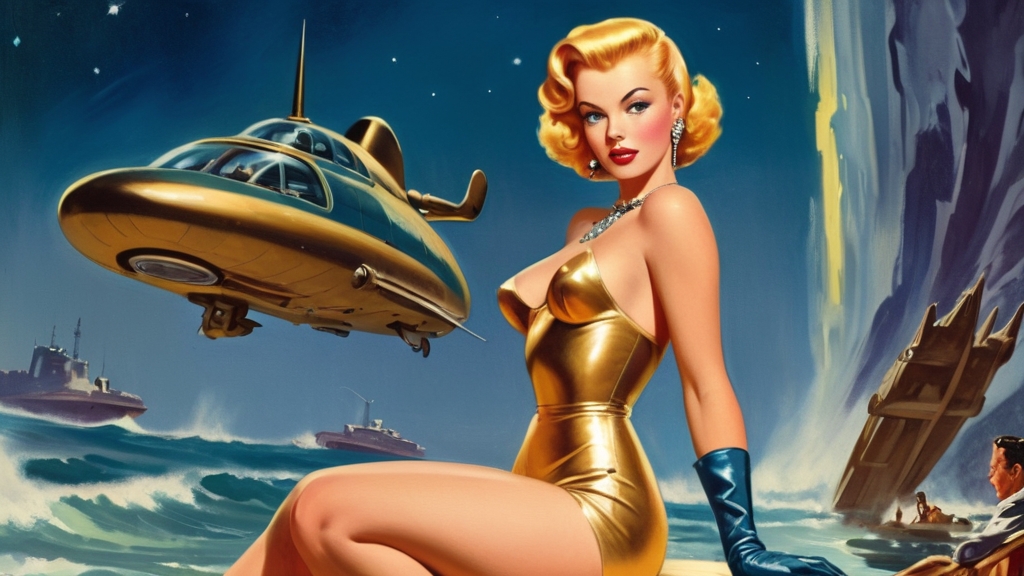 Default A 1950s era pinup In the opulent 1950s golden age of i 2