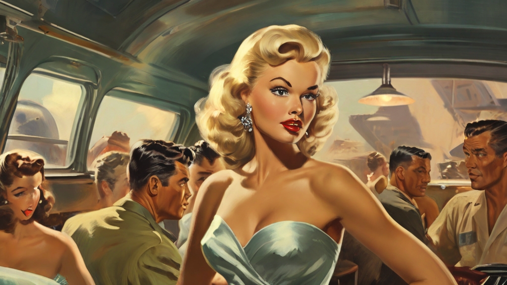 Default A 1950s era pinup In the opulent 1950s golden age of i 3(4)