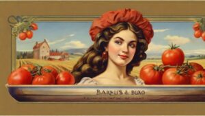 Default Imagine a Baroque box label for farm fresh tomatoes an 0