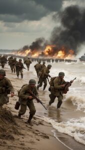 Default Soldiers storming the beaches of Normandy world war 2 1